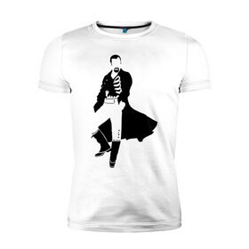 Мужская футболка премиум с принтом Black Sails Pirate в Кировске, 92% хлопок, 8% лайкра | приталенный силуэт, круглый вырез ворота, длина до линии бедра, короткий рукав | пират