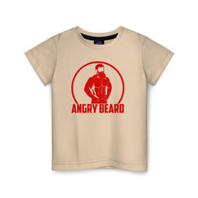 Детская футболка хлопок с принтом Кроссфит Бородач в Кировске, 100% хлопок | круглый вырез горловины, полуприлегающий силуэт, длина до линии бедер | crossfit бородач | кроссфит