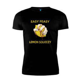Мужская футболка премиум с принтом EASY PEASY в Кировске, 92% хлопок, 8% лайкра | приталенный силуэт, круглый вырез ворота, длина до линии бедра, короткий рукав | counter strike | cs | cs go | global offensive