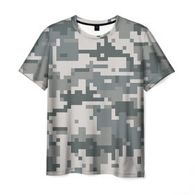 Мужская футболка 3D с принтом Камуфляж в Кировске, 100% полиэфир | прямой крой, круглый вырез горловины, длина до линии бедер | army | military | армейские | армия | камуфляж | комуфляж