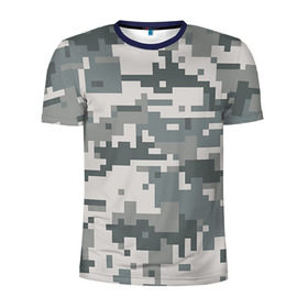 Мужская футболка 3D спортивная с принтом Камуфляж в Кировске, 100% полиэстер с улучшенными характеристиками | приталенный силуэт, круглая горловина, широкие плечи, сужается к линии бедра | army | military | армейские | армия | камуфляж | комуфляж