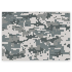 Поздравительная открытка с принтом Камуфляж в Кировске, 100% бумага | плотность бумаги 280 г/м2, матовая, на обратной стороне линовка и место для марки
 | army | military | армейские | армия | камуфляж | комуфляж