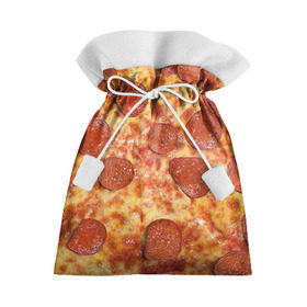 Подарочный 3D мешок с принтом Пицца в Кировске, 100% полиэстер | Размер: 29*39 см | Тематика изображения на принте: pizza | еда | пицца | фастфуд