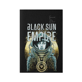 Обложка для паспорта матовая кожа с принтом Black Sun Empire в Кировске, натуральная матовая кожа | размер 19,3 х 13,7 см; прозрачные пластиковые крепления | empire