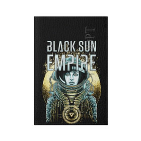 Обложка для паспорта матовая кожа с принтом Black Sun Empire в Кировске, натуральная матовая кожа | размер 19,3 х 13,7 см; прозрачные пластиковые крепления | Тематика изображения на принте: empire