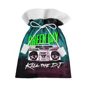 Подарочный 3D мешок с принтом Green Day в Кировске, 100% полиэстер | Размер: 29*39 см | Тематика изображения на принте: green day | rock | грин дей | рок