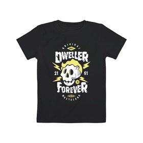 Детская футболка хлопок с принтом Dweller Forever в Кировске, 100% хлопок | круглый вырез горловины, полуприлегающий силуэт, длина до линии бедер | 