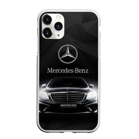 Чехол для iPhone 11 Pro матовый с принтом Mercedes в Кировске, Силикон |  | amg | benz | mercedes | бенс | бенц | мерседес
