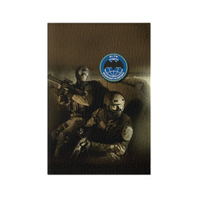 Обложка для паспорта матовая кожа с принтом Военная разведка в Кировске, натуральная матовая кожа | размер 19,3 х 13,7 см; прозрачные пластиковые крепления | разведка