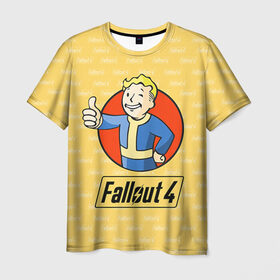Мужская футболка 3D с принтом Fallout в Кировске, 100% полиэфир | прямой крой, круглый вырез горловины, длина до линии бедер | fallout | бункер | постапокалиптические | фалаут | фаллаут | фолаут | фоллаут