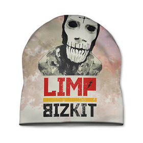 Шапка 3D с принтом Limp Bizkit в Кировске, 100% полиэстер | универсальный размер, печать по всей поверхности изделия | bizkit | limp | limp bizkit | бизкит | лимп | лимп бизкит | лимпбизкит | рок