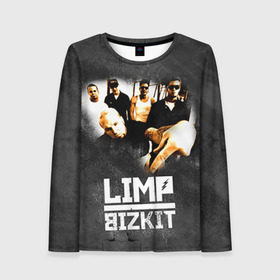 Женский лонгслив 3D с принтом Limp Bizkit в Кировске, 100% полиэстер | длинные рукава, круглый вырез горловины, полуприлегающий силуэт | Тематика изображения на принте: bizkit | cobra | gold | limp | limp bizkit | бизкит | голд | кобра | лимп | лимп бизкит | лимпбизкит | рок