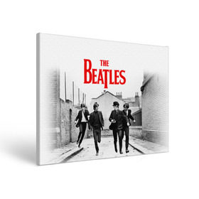 Холст прямоугольный с принтом The Beatles в Кировске, 100% ПВХ |  | Тематика изображения на принте: beatles | rock | the beatles | битлз | битлс | битлы | рок