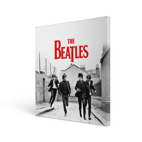 Холст квадратный с принтом The Beatles в Кировске, 100% ПВХ |  | Тематика изображения на принте: beatles | rock | the beatles | битлз | битлс | битлы | рок