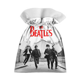 Подарочный 3D мешок с принтом The Beatles в Кировске, 100% полиэстер | Размер: 29*39 см | Тематика изображения на принте: beatles | rock | the beatles | битлз | битлс | битлы | рок