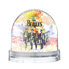 Снежный шар с принтом The Beatles в Кировске, Пластик | Изображение внутри шара печатается на глянцевой фотобумаге с двух сторон | beatles | rock | the beatles | битлз | битлс | битлы | рок