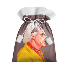 Подарочный 3D мешок с принтом Назад в будущее в Кировске, 100% полиэстер | Размер: 29*39 см | Тематика изображения на принте: 