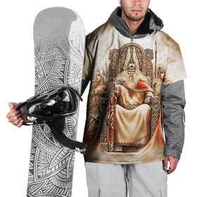 Накидка на куртку 3D с принтом Вальгалла в Кировске, 100% полиэстер |  | Тематика изображения на принте: вальгалла | валькирии | викинги | норвегия | один | рай | язычество