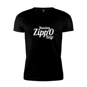 Мужская футболка премиум с принтом ZippO в Кировске, 92% хлопок, 8% лайкра | приталенный силуэт, круглый вырез ворота, длина до линии бедра, короткий рукав | rap | russian rap