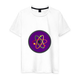Мужская футболка хлопок с принтом Science в Кировске, 100% хлопок | прямой крой, круглый вырез горловины, длина до линии бедер, слегка спущенное плечо. | science | наука | физика | химия
