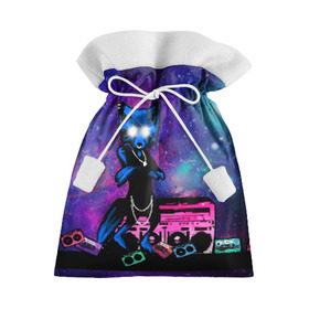 Подарочный 3D мешок с принтом Spase rave в Кировске, 100% полиэстер | Размер: 29*39 см | Тематика изображения на принте: лиса