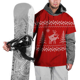 Накидка на куртку 3D с принтом Свитер с оленями в Кировске, 100% полиэстер |  | deer | new year | sweater | winter | зима | новый год | олени | рождество | с новым годом | сhristmas | свитер