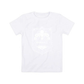Детская футболка хлопок с принтом WorkOut в Кировске, 100% хлопок | круглый вырез горловины, полуприлегающий силуэт, длина до линии бедер | 