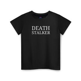 Детская футболка хлопок с принтом Bones Sesh Death Stalker в Кировске, 100% хлопок | круглый вырез горловины, полуприлегающий силуэт, длина до линии бедер | bones | death stalker | deathstalker | rap | rapteamsesh | sesh | teamsesh