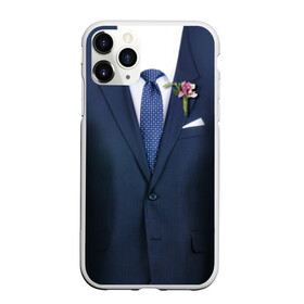 Чехол для iPhone 11 Pro матовый с принтом Жених в Кировске, Силикон |  | бутоньерка | жених | костюм | муж | пиджак | свадьба | семья