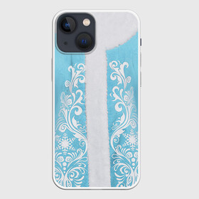 Чехол для iPhone 13 mini с принтом Снегурочка в Кировске,  |  | Тематика изображения на принте: 2016 | год | костюм | новый | снегурка | снегурочка