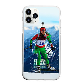 Чехол для iPhone 11 Pro матовый с принтом Биатлон в Кировске, Силикон |  | biathlon | sport | winter | биатлон | биатлонисты | зимние виды спорта | спорт | стрельба