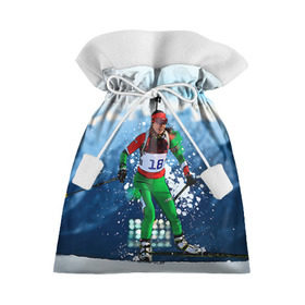 Подарочный 3D мешок с принтом Биатлон в Кировске, 100% полиэстер | Размер: 29*39 см | biathlon | sport | winter | биатлон | биатлонисты | зимние виды спорта | спорт | стрельба