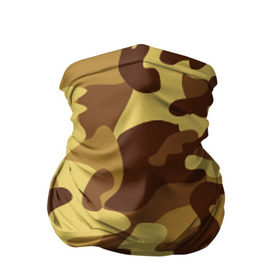 Бандана-труба 3D с принтом Пустынный камуфляж в Кировске, 100% полиэстер, ткань с особыми свойствами — Activecool | плотность 150‒180 г/м2; хорошо тянется, но сохраняет форму | camo | camouflage | military | камо