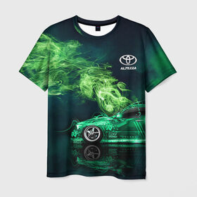 Мужская футболка 3D с принтом Toyota Altezza в Кировске, 100% полиэфир | прямой крой, круглый вырез горловины, длина до линии бедер | altezza | jdm | toyota | альтеза | ждм | тоёта | тойота