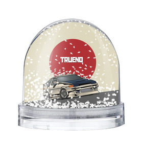 Снежный шар с принтом Toyota Trueno ae86 в Кировске, Пластик | Изображение внутри шара печатается на глянцевой фотобумаге с двух сторон | 86 | corolla | crane | hachiroku | jdm | toyota | trueno | ае86 | журавлики | тоёта | тойота | труено | хачироку | япония