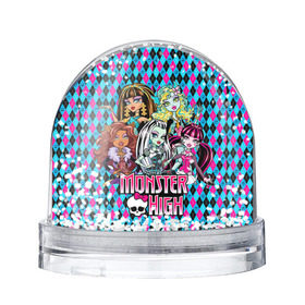 Водяной шар с принтом Monster High в Кировске, Пластик | Изображение внутри шара печатается на глянцевой фотобумаге с двух сторон | монстер хай