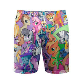 Мужские шорты 3D спортивные с принтом My Little Pony в Кировске,  |  | friendship is magic | mlp | my little pony | pinky pie | pony | swag | дружба | литл пони | мой маленький пони | пони | поняши | поняшки | сваг | свэг | чудо