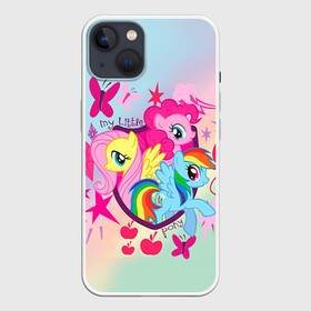 Чехол для iPhone 13 с принтом My Little Pony в Кировске,  |  | Тематика изображения на принте: friendship is magic | mlp | my little pony | pinky pie | pony | swag | дружба | литл пони | мой маленький пони | пони | поняши | поняшки | сваг | свэг | чудо