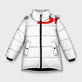 Зимняя куртка для девочек 3D с принтом ASH VS EVIL DEAD в Кировске, ткань верха — 100% полиэстер; подклад — 100% полиэстер, утеплитель — 100% полиэстер. | длина ниже бедра, удлиненная спинка, воротник стойка и отстегивающийся капюшон. Есть боковые карманы с листочкой на кнопках, утяжки по низу изделия и внутренний карман на молнии. 

Предусмотрены светоотражающий принт на спинке, радужный светоотражающий элемент на пуллере молнии и на резинке для утяжки. | эш против мертвецов