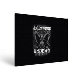 Холст прямоугольный с принтом Hollywood Undead в Кировске, 100% ПВХ |  | Тематика изображения на принте: хип хоп