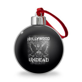 Ёлочный шар с принтом Hollywood Undead в Кировске, Пластик | Диаметр: 77 мм | хип хоп