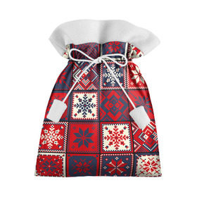 Подарочный 3D мешок с принтом Лоскутное шитьё в Кировске, 100% полиэстер | Размер: 29*39 см | лоскут | одежда | текстура | ткань | шитьё