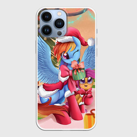 Чехол для iPhone 13 Pro Max с принтом My Little Pony в Кировске,  |  | friendship is magic | mlp | my little pony | new year | pinky pie | swag | дружба   это чудо | мой маленький пони | новый год | пони | поняши | поняшки | с новым годом | сваг | свэг