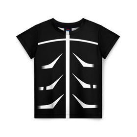 Детская футболка 3D с принтом Токийский гуль в Кировске, 100% гипоаллергенный полиэфир | прямой крой, круглый вырез горловины, длина до линии бедер, чуть спущенное плечо, ткань немного тянется | anime | kaneki | tokyo ghoul | гуль | канеки | канэки кэн