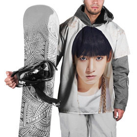 Накидка на куртку 3D с принтом Jeon Jung Kook в Кировске, 100% полиэстер |  | bangtan | bangtan boys | bts | bulletproof boy scouts | jeon jung kook | jungkook | k pop | korea | kpop | бантаны | гук | гукки | к поп | корея | кпоп | чон гук | чон чон гук | чонгук