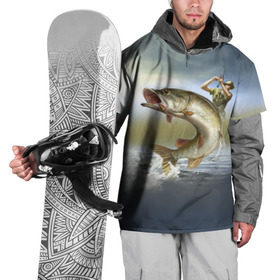 Накидка на куртку 3D с принтом Щука в Кировске, 100% полиэстер |  | Тематика изображения на принте: fishing | рыба | рыбак | рыбалка | туризм | щука