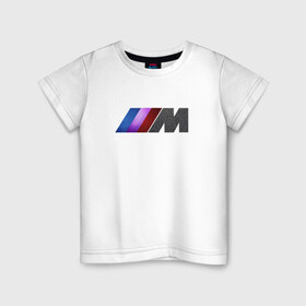 Детская футболка хлопок с принтом BMW M texture в Кировске, 100% хлопок | круглый вырез горловины, полуприлегающий силуэт, длина до линии бедер | 5 | bmw | m | бмв | м