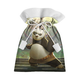 Подарочный 3D мешок с принтом Кунг фу панда в Кировске, 100% полиэстер | Размер: 29*39 см | kung fu | kung fu panda | panda | кунг фу | кунг фу панда | кунгфу | панда. кунг фу | по