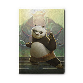 Обложка для автодокументов с принтом Кунг фу панда в Кировске, натуральная кожа |  размер 19,9*13 см; внутри 4 больших “конверта” для документов и один маленький отдел — туда идеально встанут права | Тематика изображения на принте: kung fu | kung fu panda | panda | кунг фу | кунг фу панда | кунгфу | панда. кунг фу | по