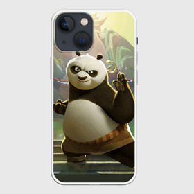 Чехол для iPhone 13 mini с принтом Кунг фу панда в Кировске,  |  | Тематика изображения на принте: kung fu | kung fu panda | panda | кунг фу | кунг фу панда | кунгфу | панда. кунг фу | по